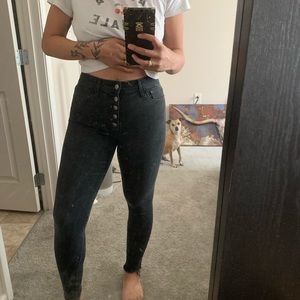 Joe’s high rise skinny ankle